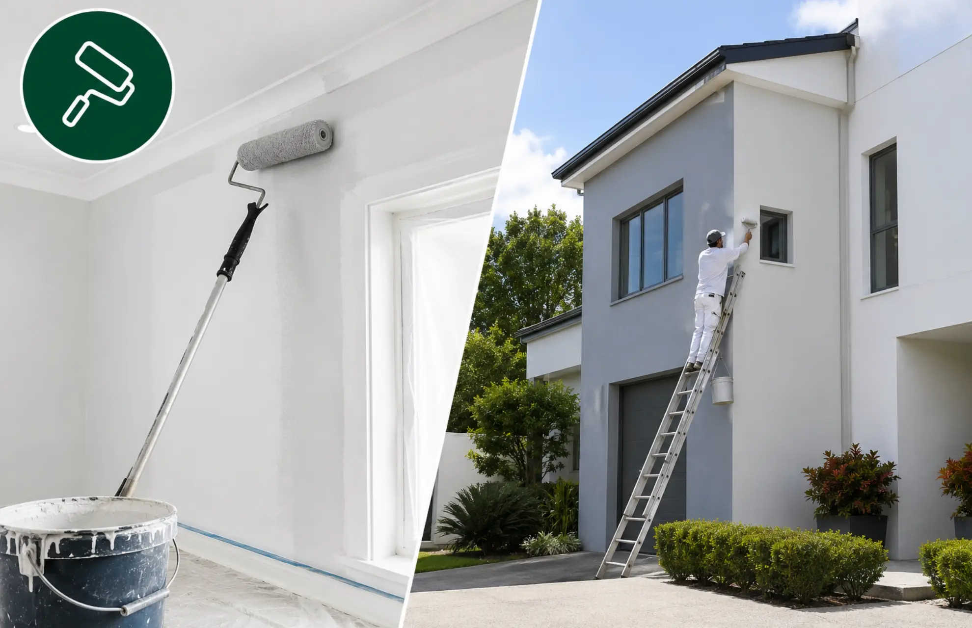 Professional interior and exterior painting services for homes and businesses.
